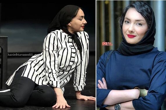 چهره نگران هانیه توسلی در مراسم داریوش مهرجویی | علت نگرانی هانیه توسلی چیست؟