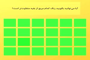 تست هوش | متفاوت جمع را پیدا کن !