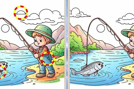 ادعای هوش داری اختلاف تصویری را بیاب! | آزمون تیزهوشان