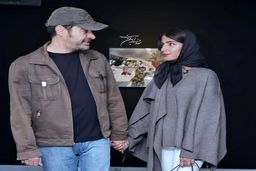 شهاب حسینی و همسر دومش با تیپ های چنجالی در یک مراسم