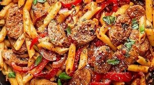 امشب شام چی بپزم؟ | طرز تهیه پاستا با سوسیس دودی و سس ایتالیایی