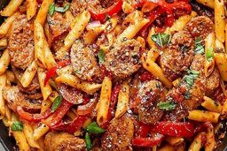 امشب شام چی بپزم؟ | طرز تهیه پاستا با سوسیس دودی و سس ایتالیایی