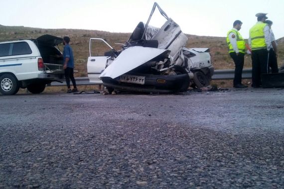 جزئیات حادثه مرگبار در کرمان | تصادف پژو و پراید با ۵ کشته