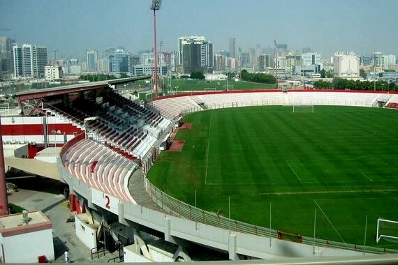 برگزاری دیدار استقلال و النصر در ورزشگاه راشد دبی 