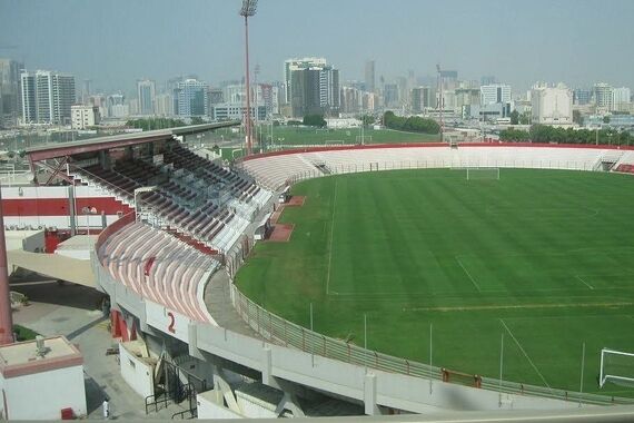 برگزاری دیدار استقلال و النصر در ورزشگاه راشد دبی 