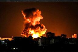 حمله هواپیمای ناشناس به این شهر