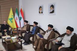 تجمع فرزندان آیت الله خامنه ای در دفتر حزب الله