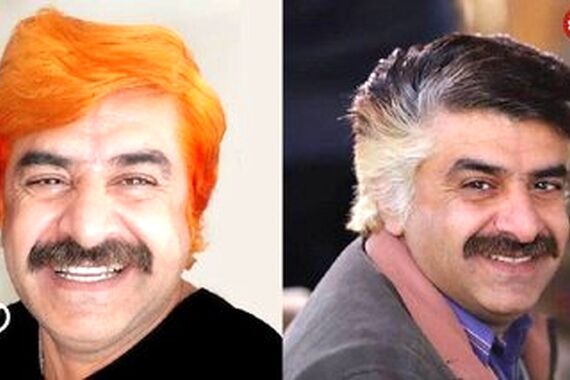 بازیگر ن خ سیاه پوش شد +   عکس