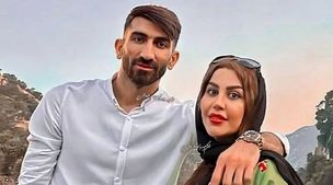 دابسمش عاشقانه علیرضا بیرانوند برای زنش اشکش را درآورد | خانم با این زاویه سازی صورت و رنگ لاکش چه دلبری ام میکنه واسه آقاشون