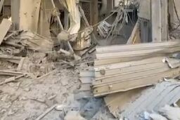 فیلم لو رفته از بمباران جایگاه سید حسن نصرالله