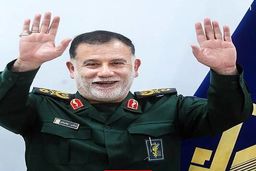 سردار قاآنی، فرمانده کل سپاه، محسنی اژه ای در مراسم سردار نیلفروشان+عکس