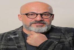 امیر آقایی با کت چرمی خیلی شیک در یک مراسم+عکس