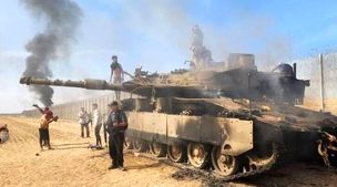 فوری / شکار یک تانک اسرائیلی در حمله زمینی