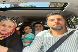 عکس لو رفته از خانواده علی ضیا