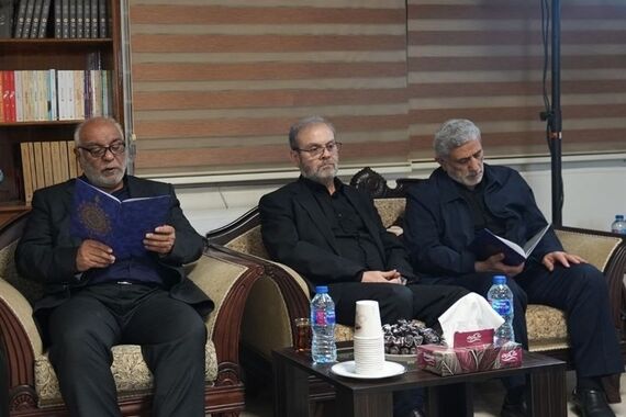 حضور سردار قاآنی و ظریف در دفتر حزب‌الله در تهران