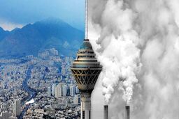 آلودگی هوای تهران در وضعیت قرمز جیگری | پرواز کرکس تعطیلی بالای سر مدارس تهران