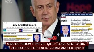 نتانیاهو بدترین رهبر جهان شناخته شد