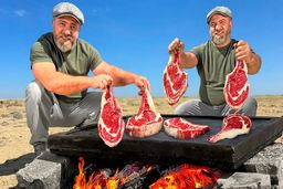 پخت استیک در طبیعت به سبک آشپز مشهور روستایی اوکراینی